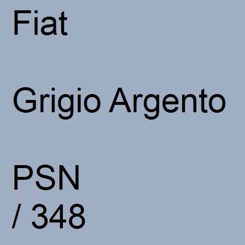 Fiat, Grigio Argento, PSN / 348.